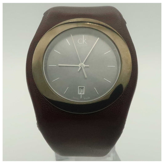 Front view of Calvin Klein Logo Women's Swiss Quartz (Battery-Powered) Watch K4723126-SD