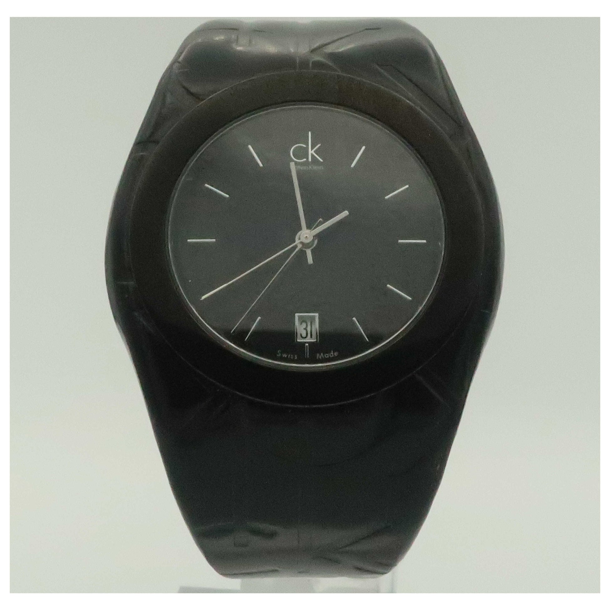 Front view of Calvin Klein Logo Women's Swiss Quartz (Battery-Powered) Watch K4723136-PO