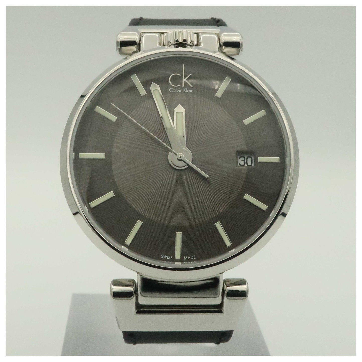 Front view of Calvin Klein Wordly Men's Swiss Quartz (Battery-Powered) Watch K4A211C3-PO