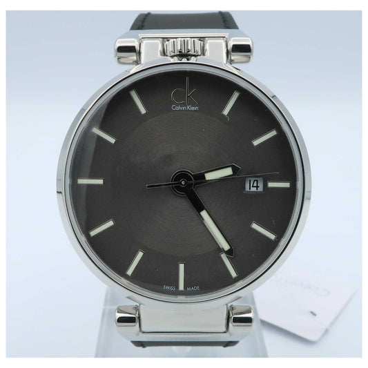 Front view of Calvin Klein Wordly Men's Swiss Quartz (Battery-Powered) Watch K4A211C3-SD