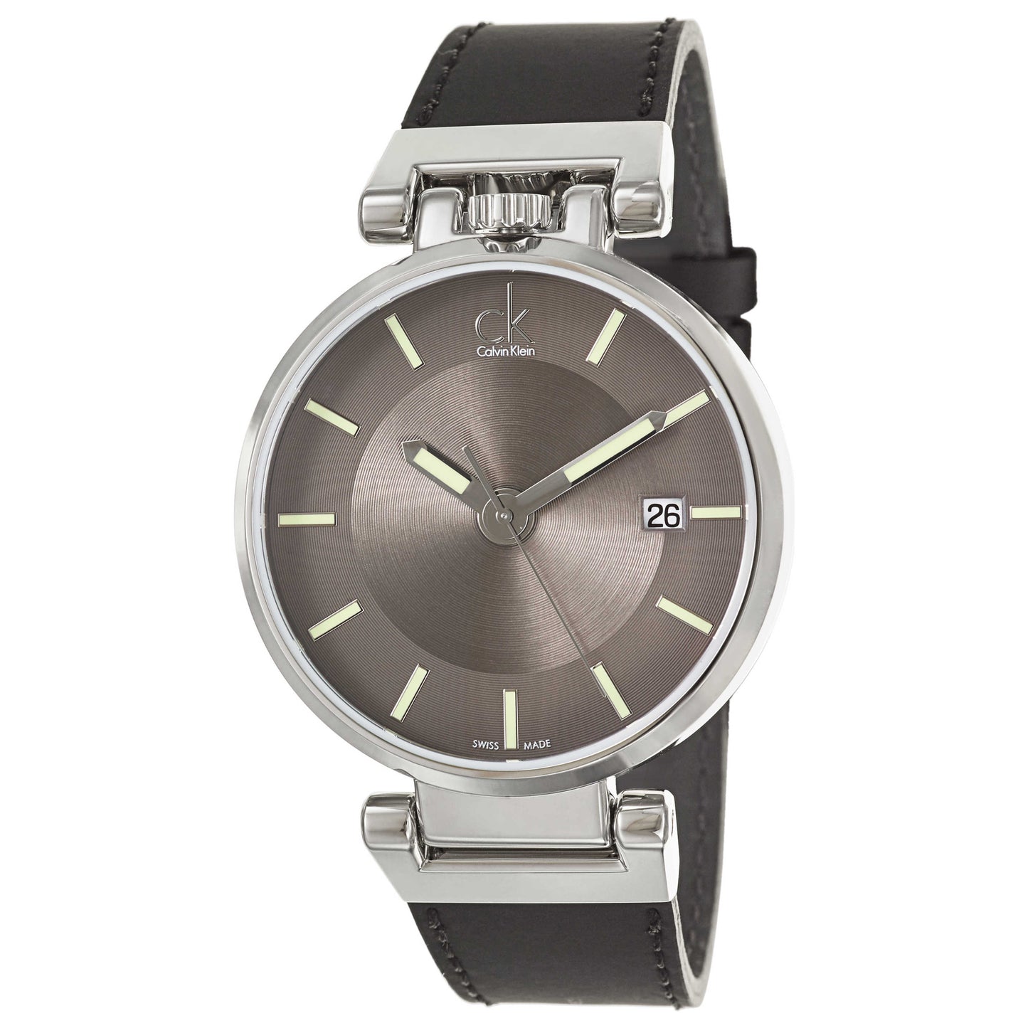 Front view of Calvin Klein Wordly Men's Swiss Quartz (Battery-Powered) Watch K4A211C3