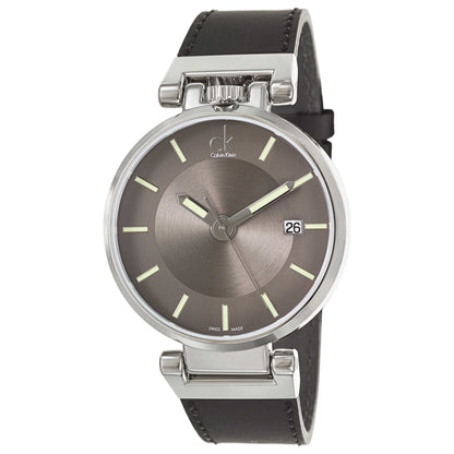 Front view of Calvin Klein Wordly Men's Swiss Quartz (Battery-Powered) Watch K4A211C3