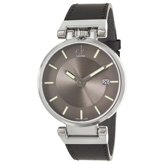 Front view of Calvin Klein Wordly Men's Swiss Quartz (Battery-Powered) Watch K4A211C3