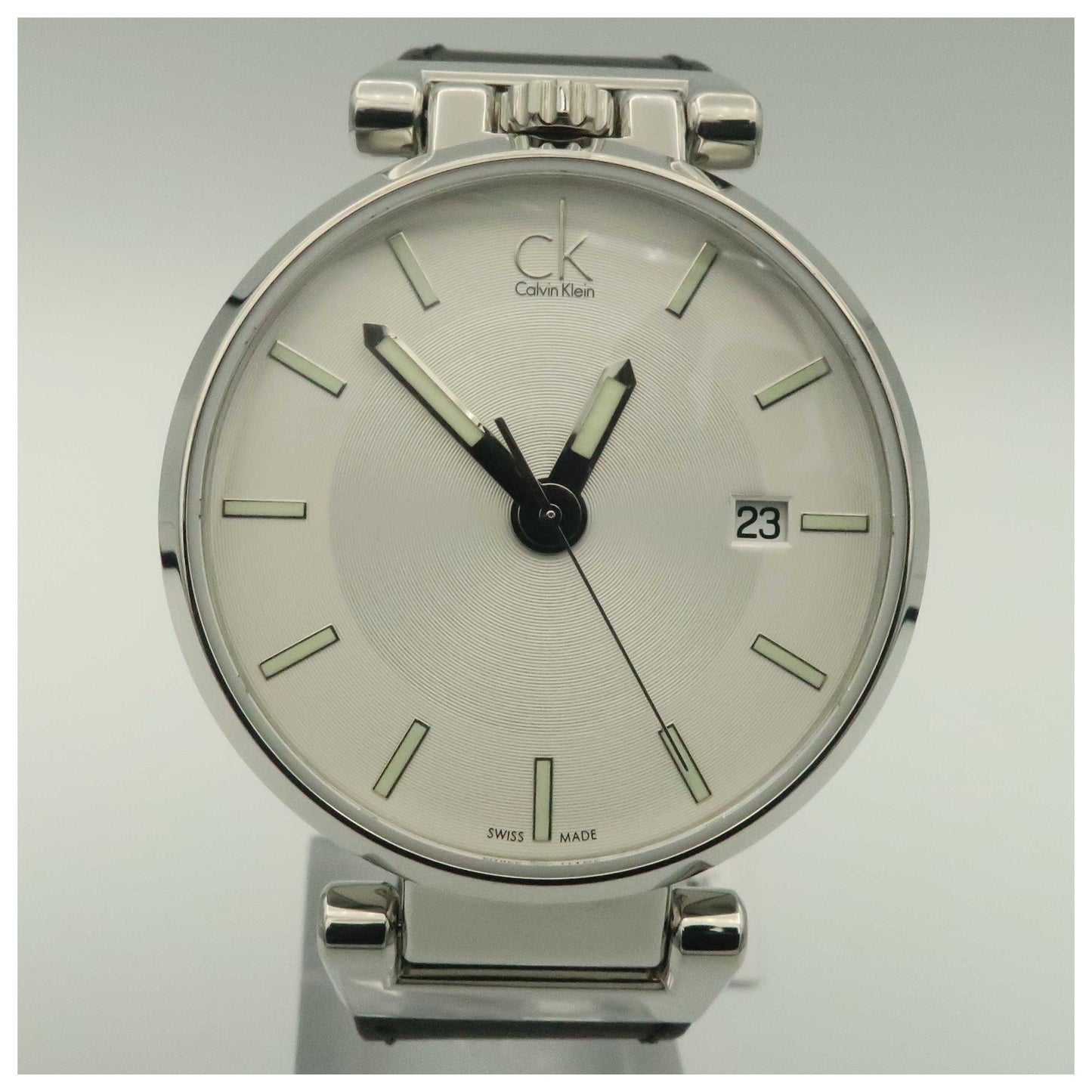 Front view of Calvin Klein Wordly Men's Swiss Quartz (Battery-Powered) Watch K4A211C6-SDV