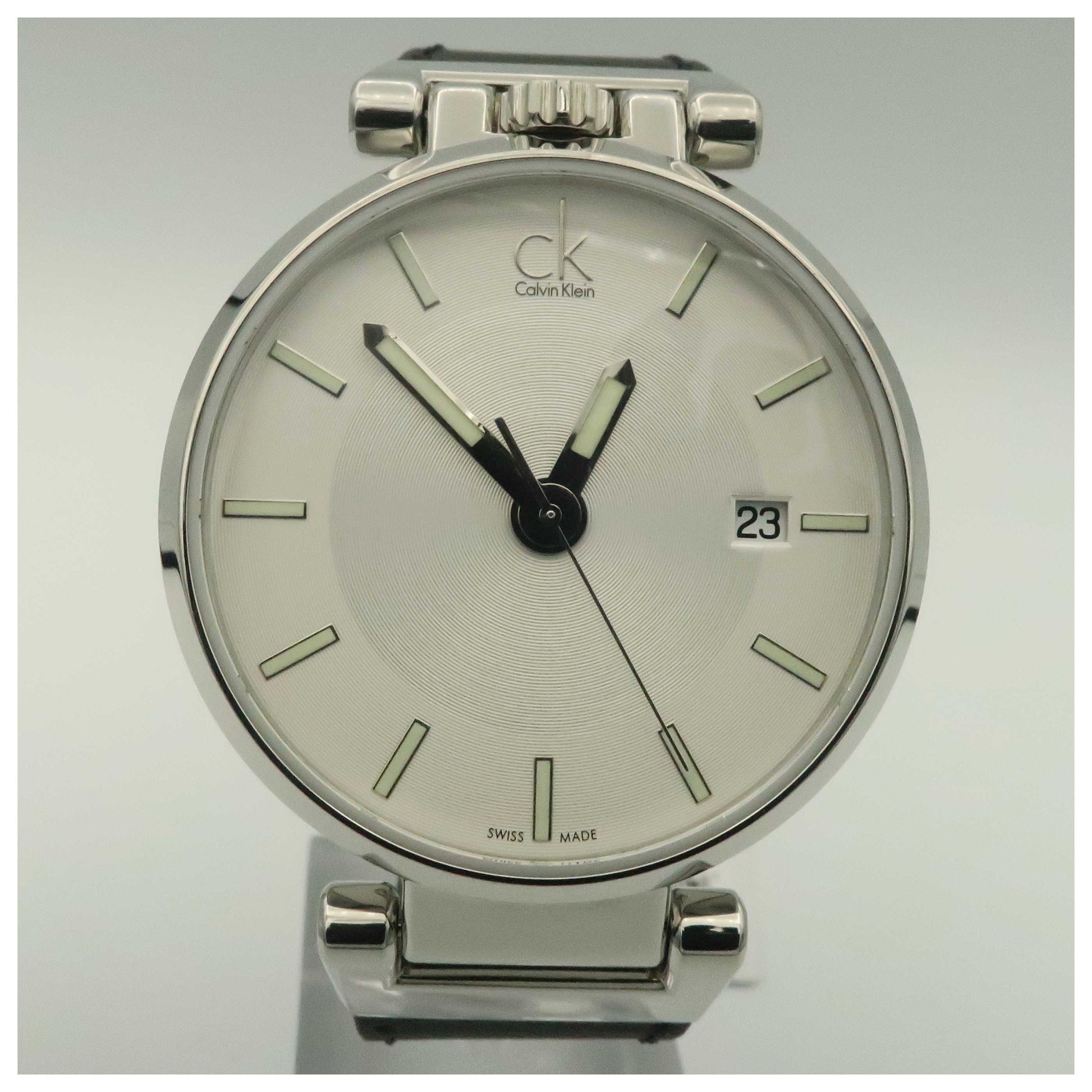 Front view of Calvin Klein Wordly Men's Swiss Quartz (Battery-Powered) Watch K4A211C6-SDV