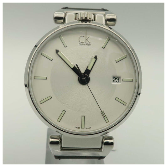 Front view of Calvin Klein Wordly Men's Swiss Quartz (Battery-Powered) Watch K4A211C6-SDV