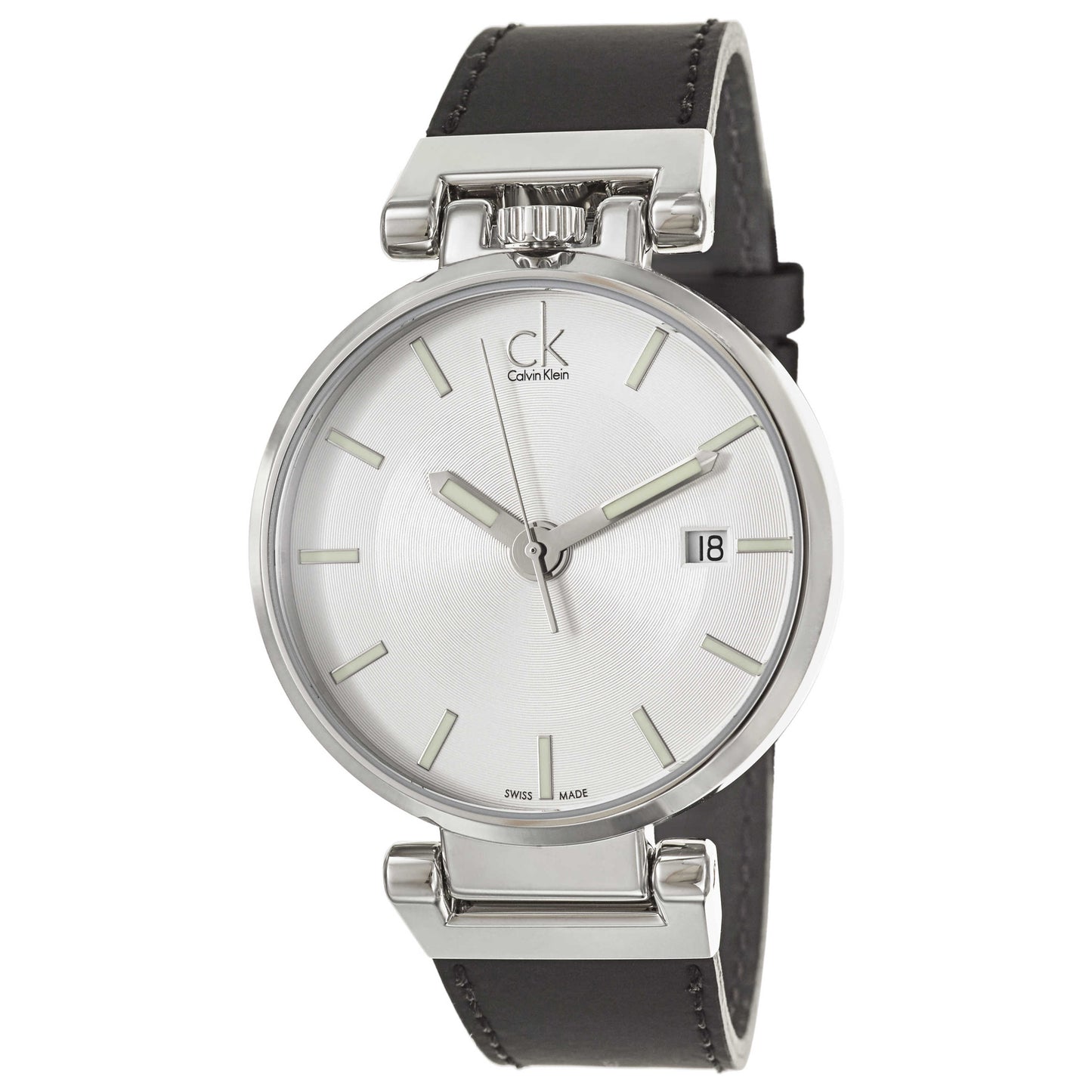 Front view of Calvin Klein Wordly Men's Swiss Quartz (Battery-Powered) Watch K4A211C6
