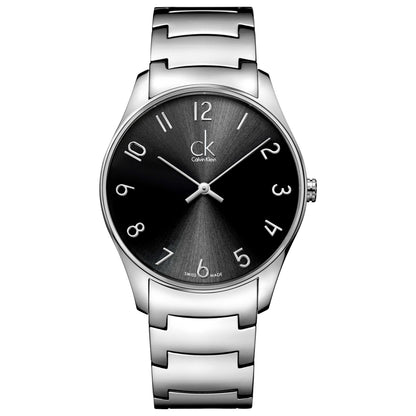 Front view of Calvin Klein Classic Men's Swiss Quartz (Battery-Powered) Watch K4D2114X