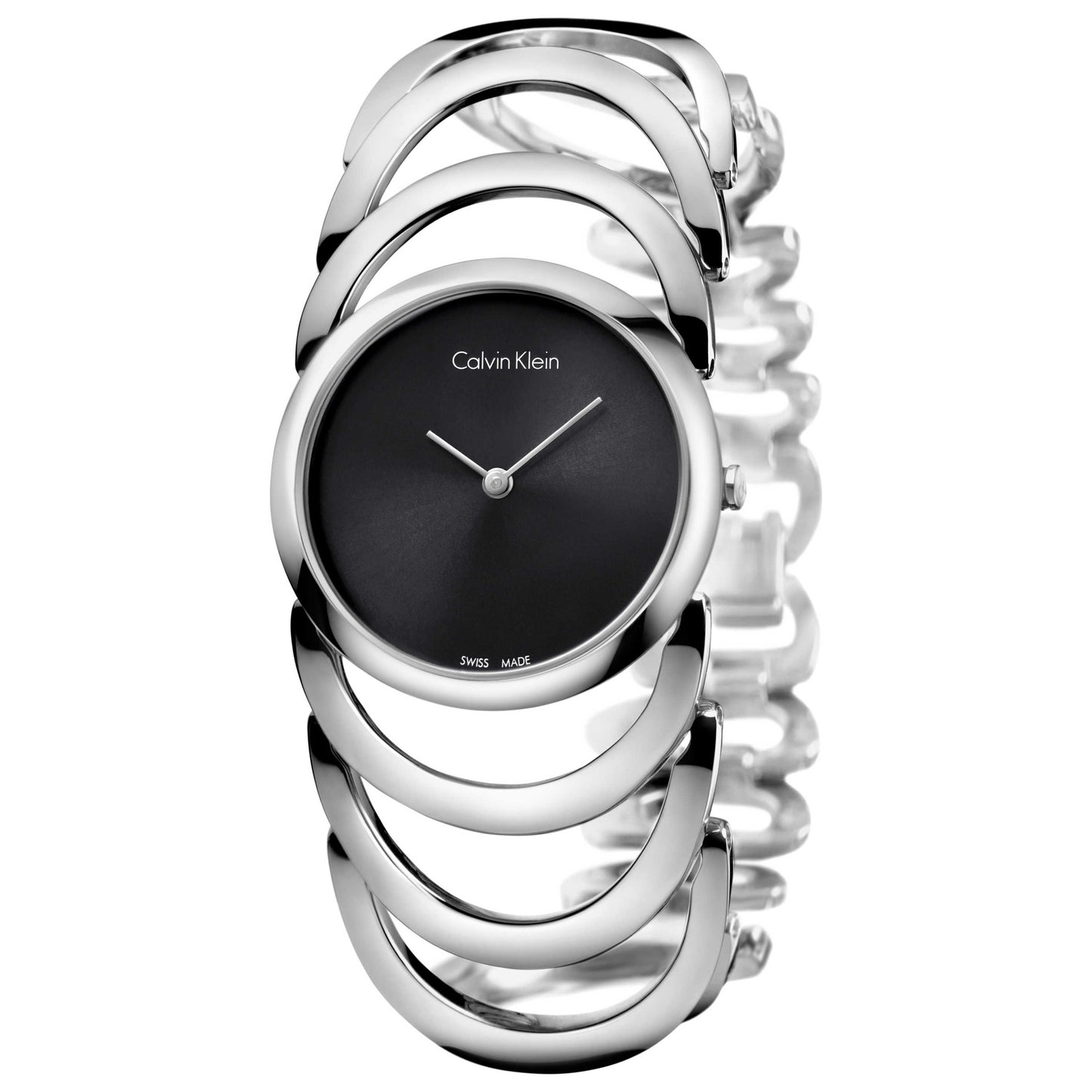 Front view of Calvin Klein Body Women's Swiss Quartz (Battery-Powered) Watch K4G23121