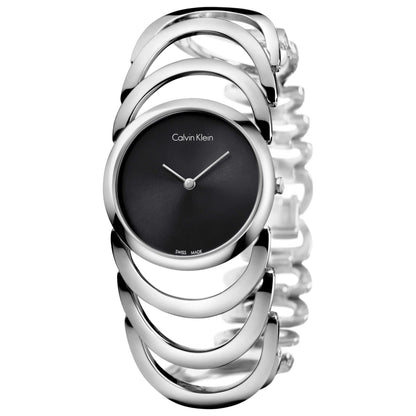 Front view of Calvin Klein Body Women's Swiss Quartz (Battery-Powered) Watch K4G23121