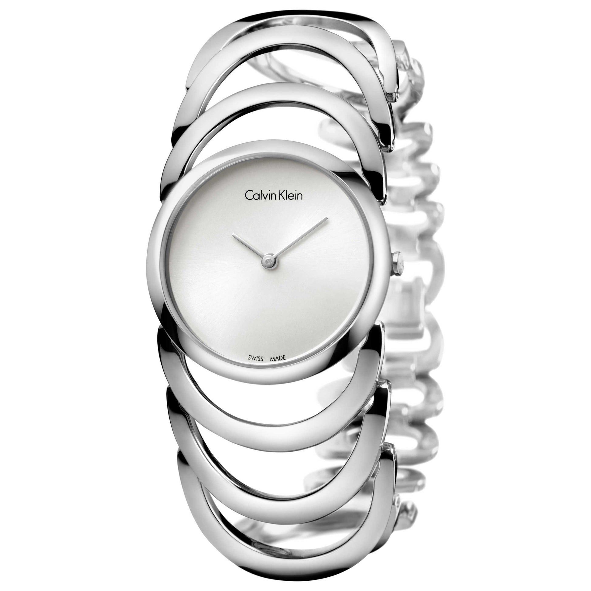 Front view of Calvin Klein Body Women's Swiss Quartz (Battery-Powered) Watch K4G23126