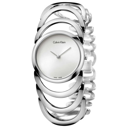 Front view of Calvin Klein Body Women's Swiss Quartz (Battery-Powered) Watch K4G23126