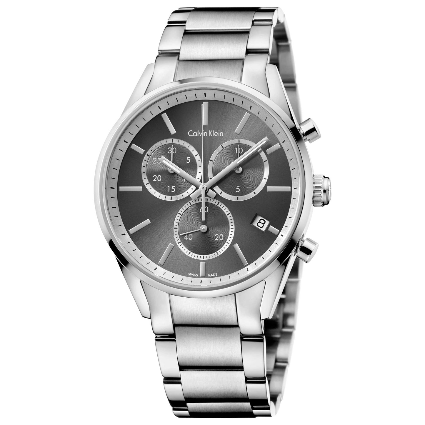 Front view of Calvin Klein Formality Men's Swiss Quartz (Battery-Powered) Watch K4M27143