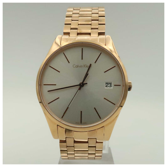 Front view of Calvin Klein Time Men's Swiss Quartz (Battery-Powered) Watch K4N21646-PO