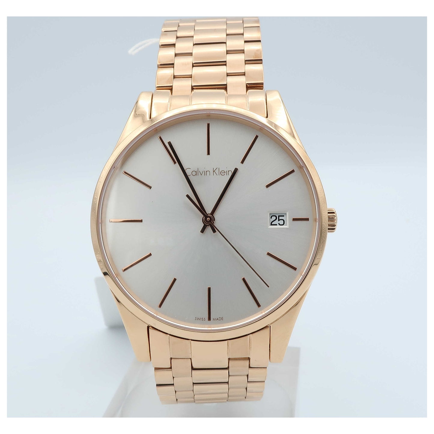 Front view of Calvin Klein Time Men's Swiss Quartz (Battery-Powered) Watch K4N21646-SDV