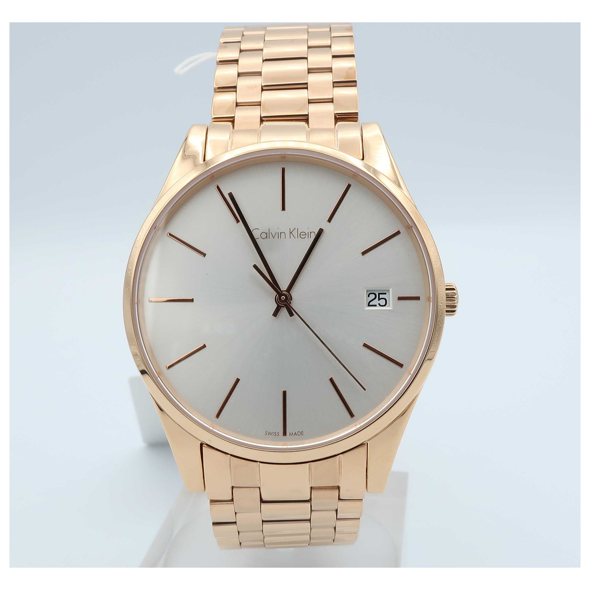 Front view of Calvin Klein Time Men's Swiss Quartz (Battery-Powered) Watch K4N21646-SDV