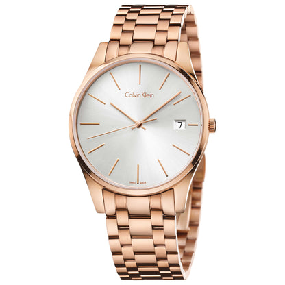 Front view of Calvin Klein Time Men's Swiss Quartz (Battery-Powered) Watch K4N21646