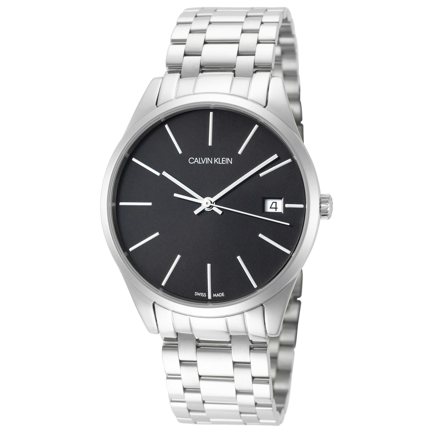 Front view of Calvin Klein Time Men's Swiss Quartz (Battery-Powered) Watch K4N23141