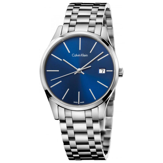 Front view of Calvin Klein Time Men's Swiss Quartz (Battery-Powered) Watch K4N2314N