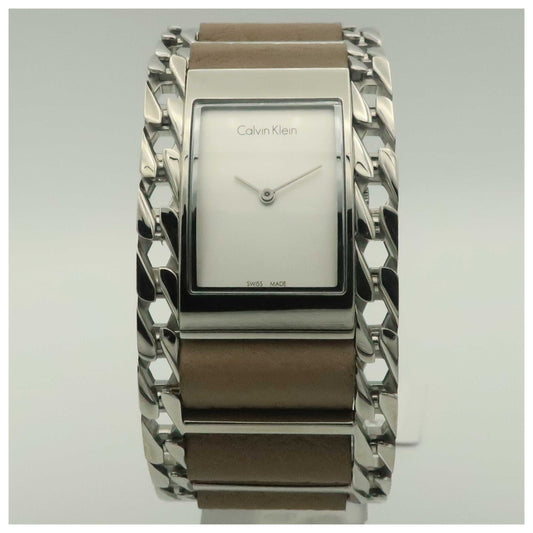 Front view of Calvin Klein Impeccable Women's Swiss Quartz (Battery-Powered) Watch K4R231X6-SD