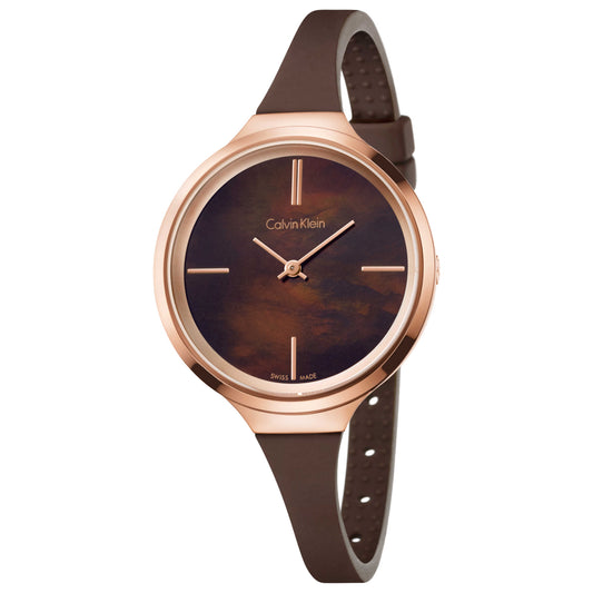 Front view of Calvin Klein Lively Women's Swiss Quartz (Battery-Powered) Watch K4U236FK