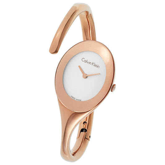 Front view of Calvin Klein Embrace Women's Swiss Quartz (Battery-Powered) Watch K4Y2L616