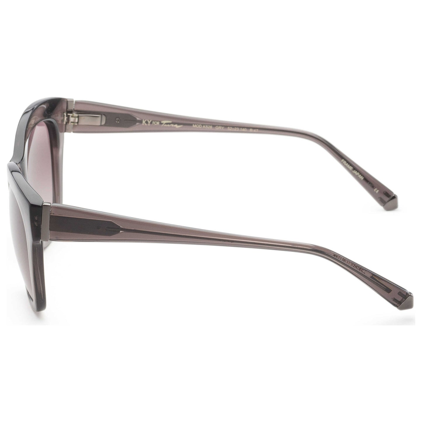 Left view of Kate Young For Tura Women's Sunglasses K528-GRY-52