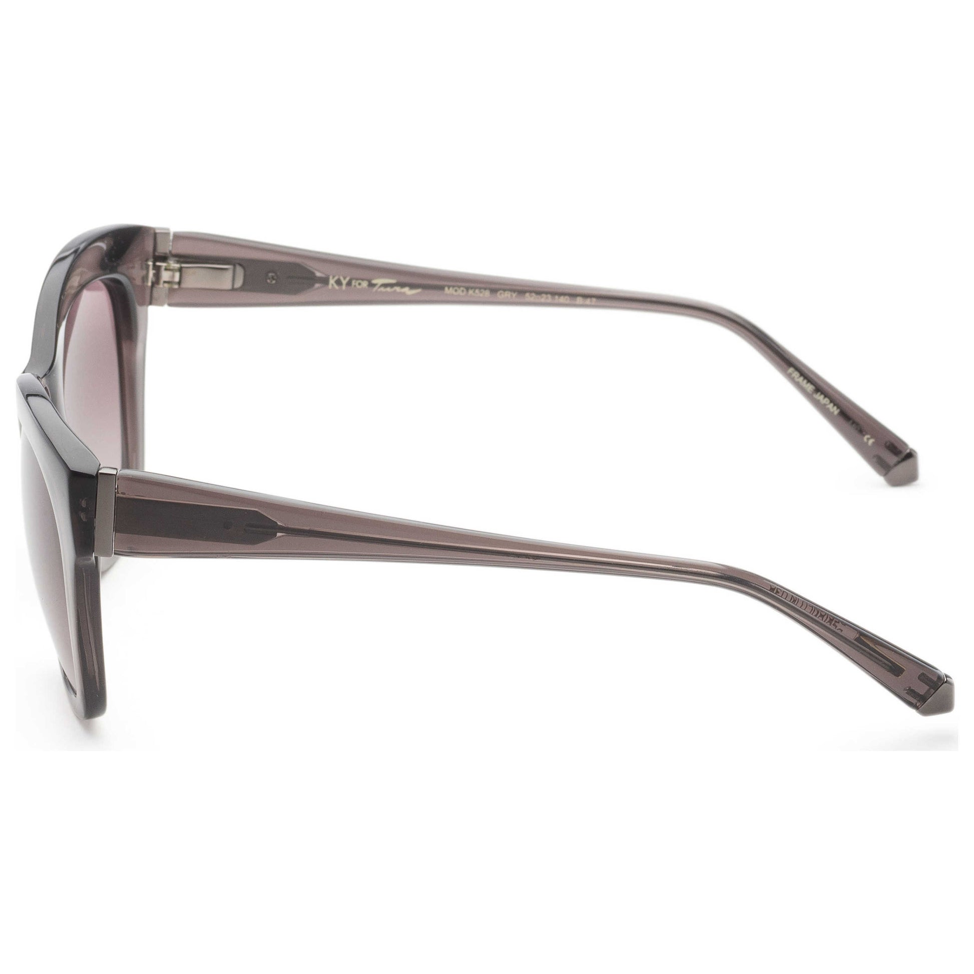Left view of Kate Young For Tura Women's Sunglasses K528-GRY-52