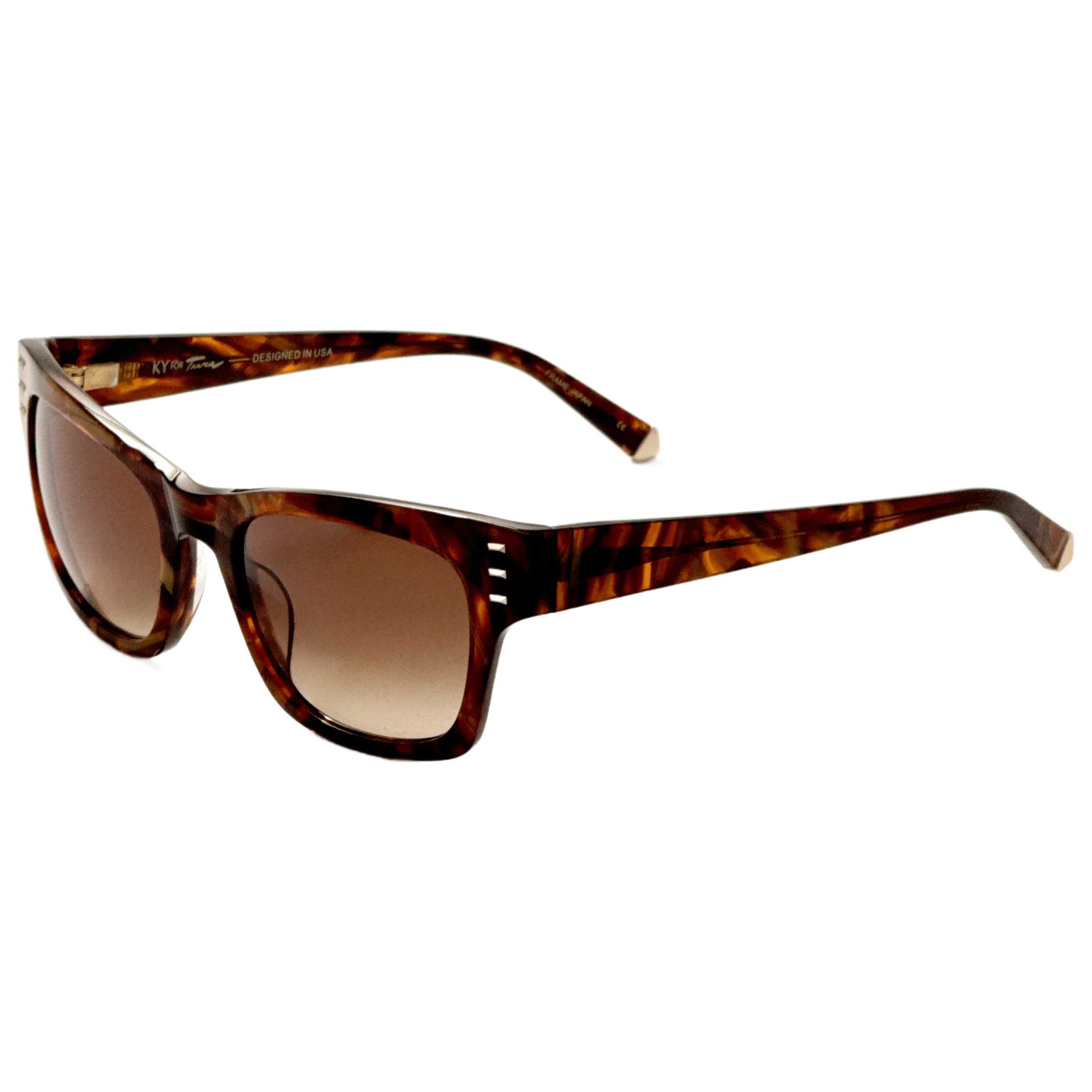 Front view of Kate Young Ramona Women's Sunglasses K539-TOR-54