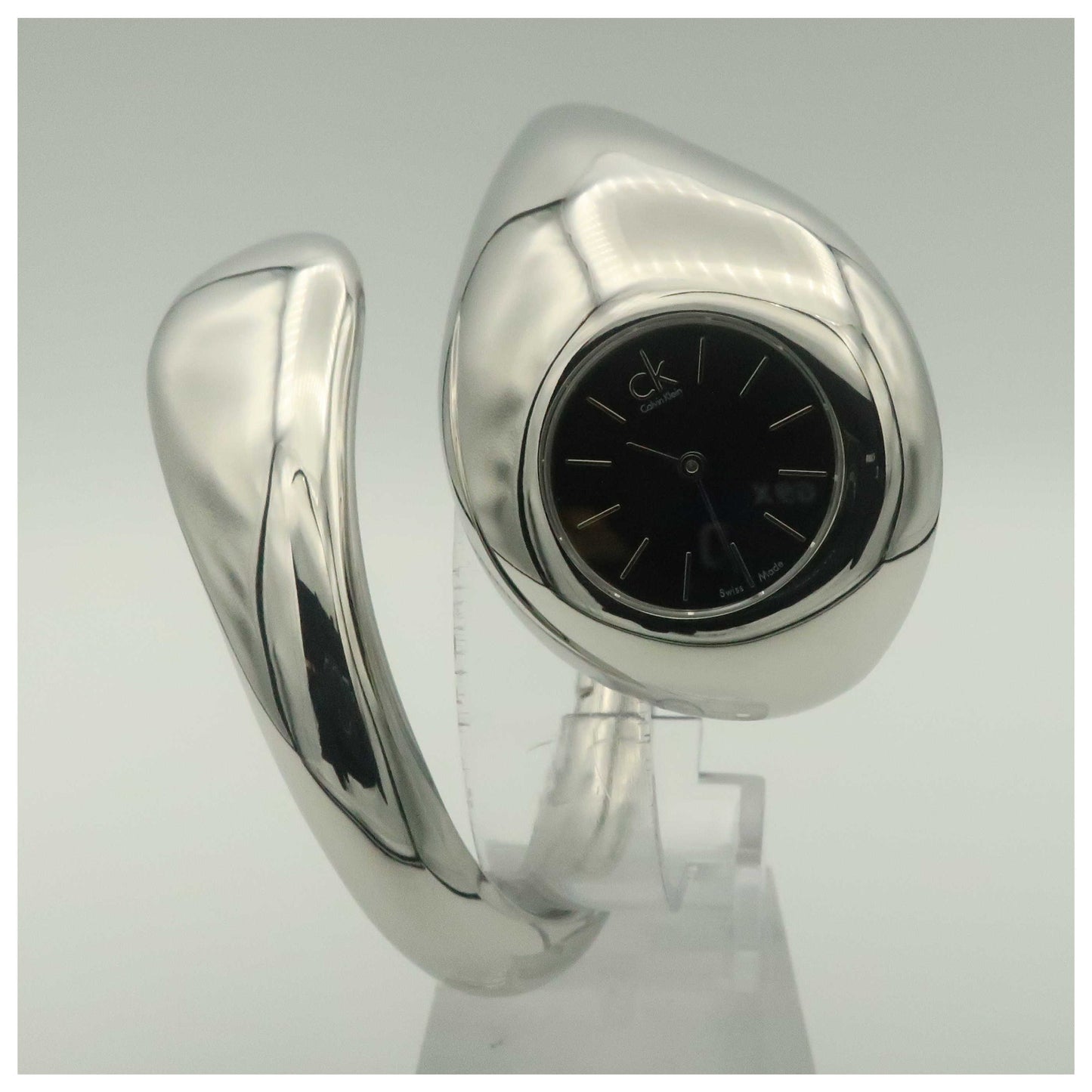 Front view of Calvin Klein Hypnotic Women's Swiss Quartz (Battery-Powered) Watch K5422102-SD