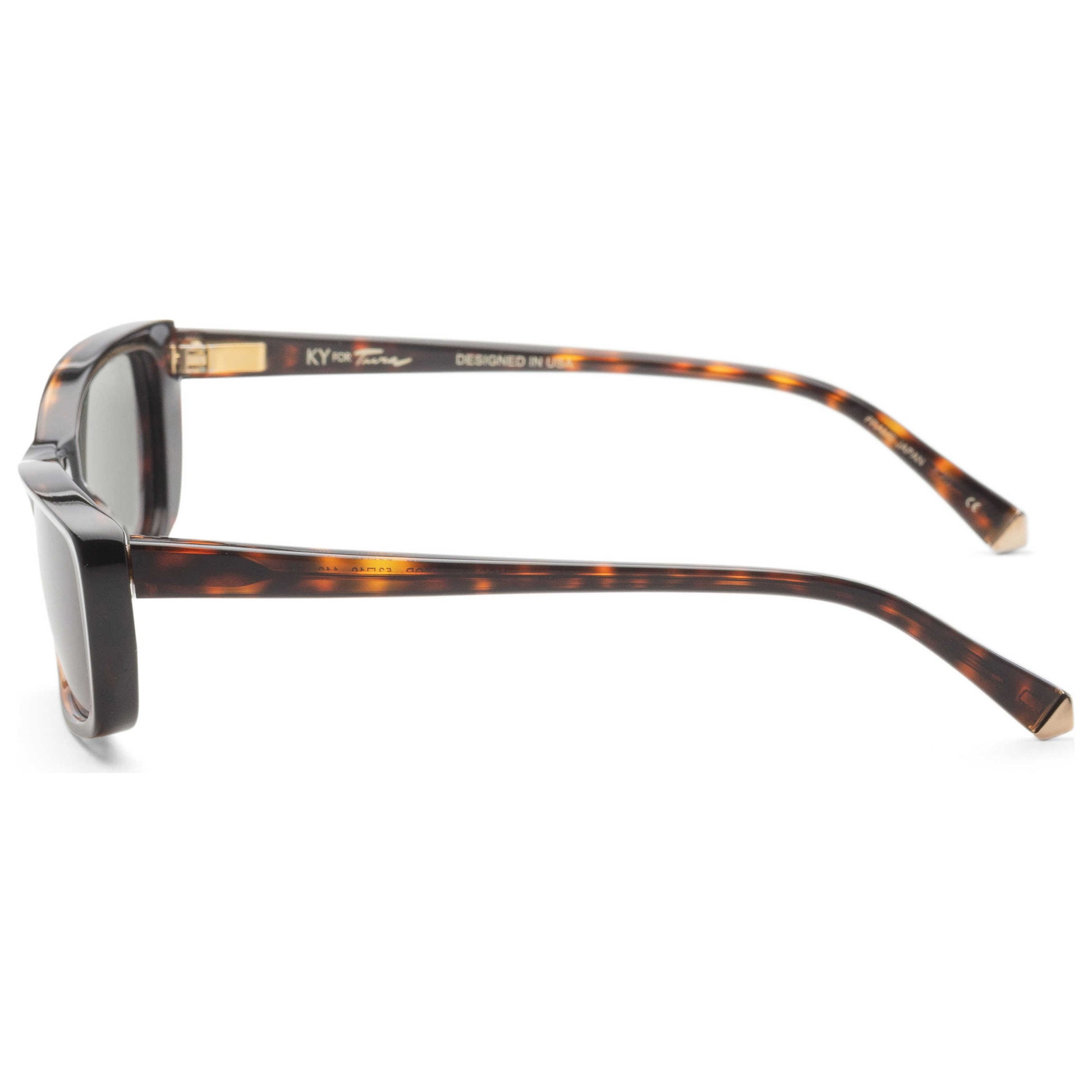 Left view of Kate Young For Tura Women's Sunglasses K553-TOR-53