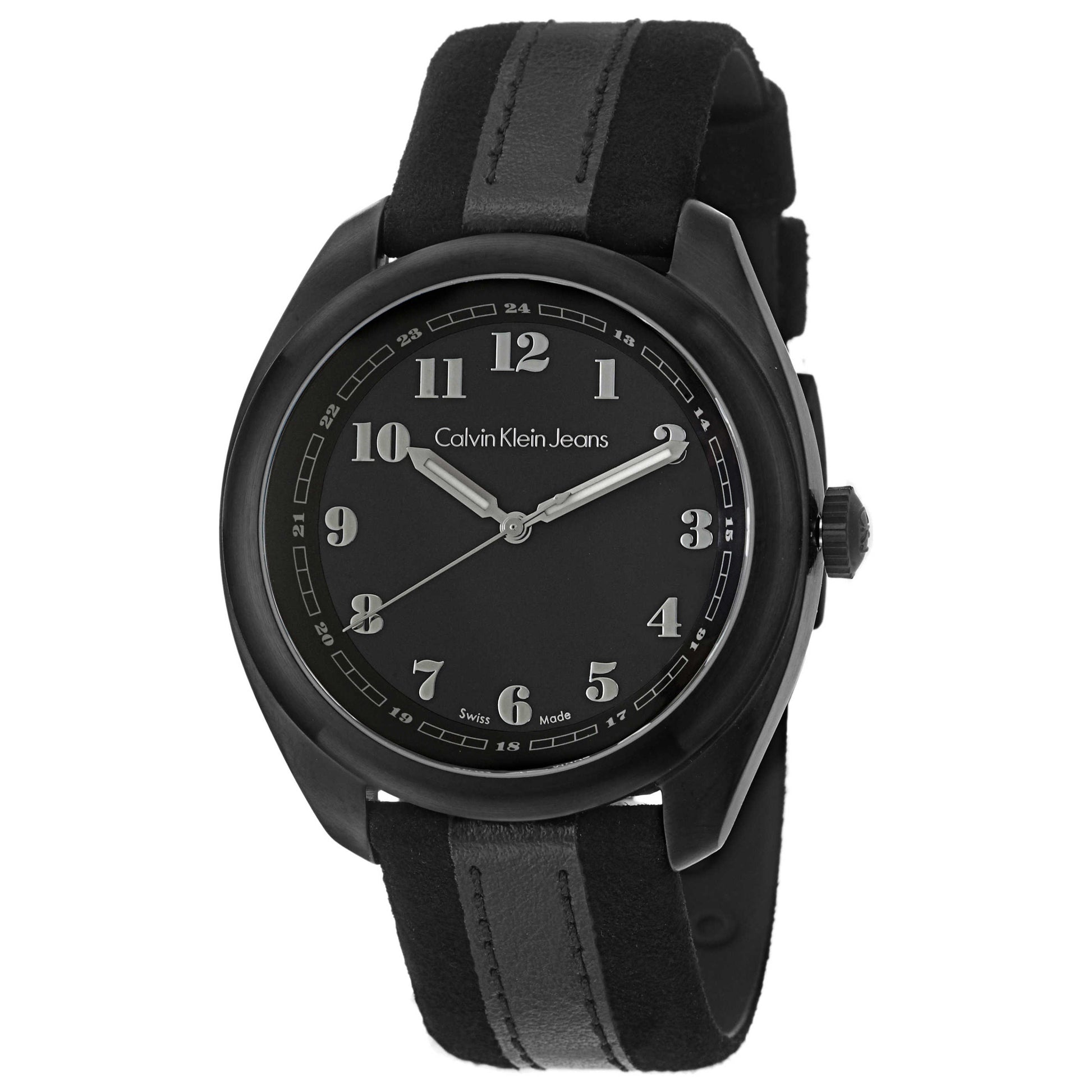 Front view of Calvin Klein Jeans Impulse Men's Swiss Quartz (Battery-Powered) Watch K5811304