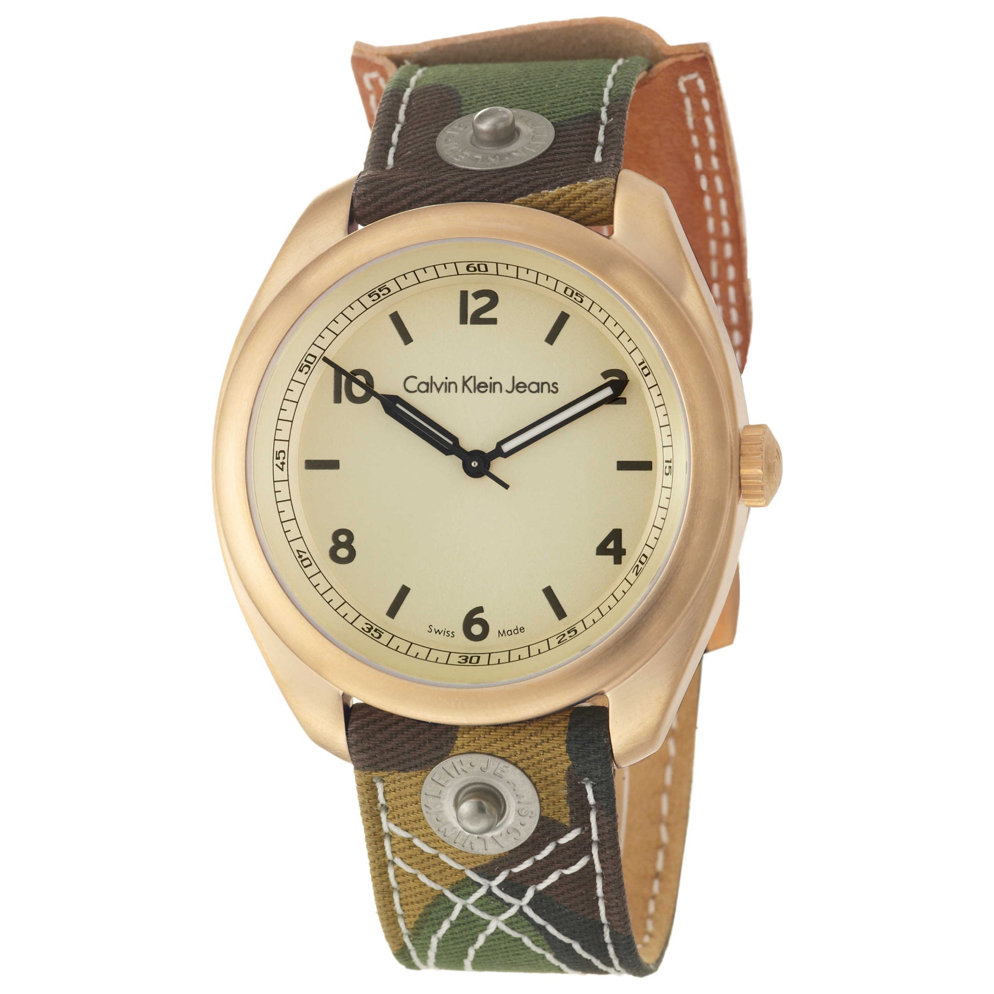 Front view of Calvin Klein Jeans Impulse Men's Swiss Quartz (Battery-Powered) Watch K5811415