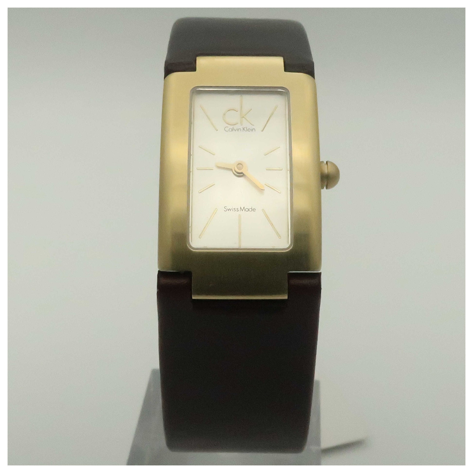 Front view of Calvin Klein Dress Women's Swiss Quartz (Battery-Powered) Watch K5913226-SDV