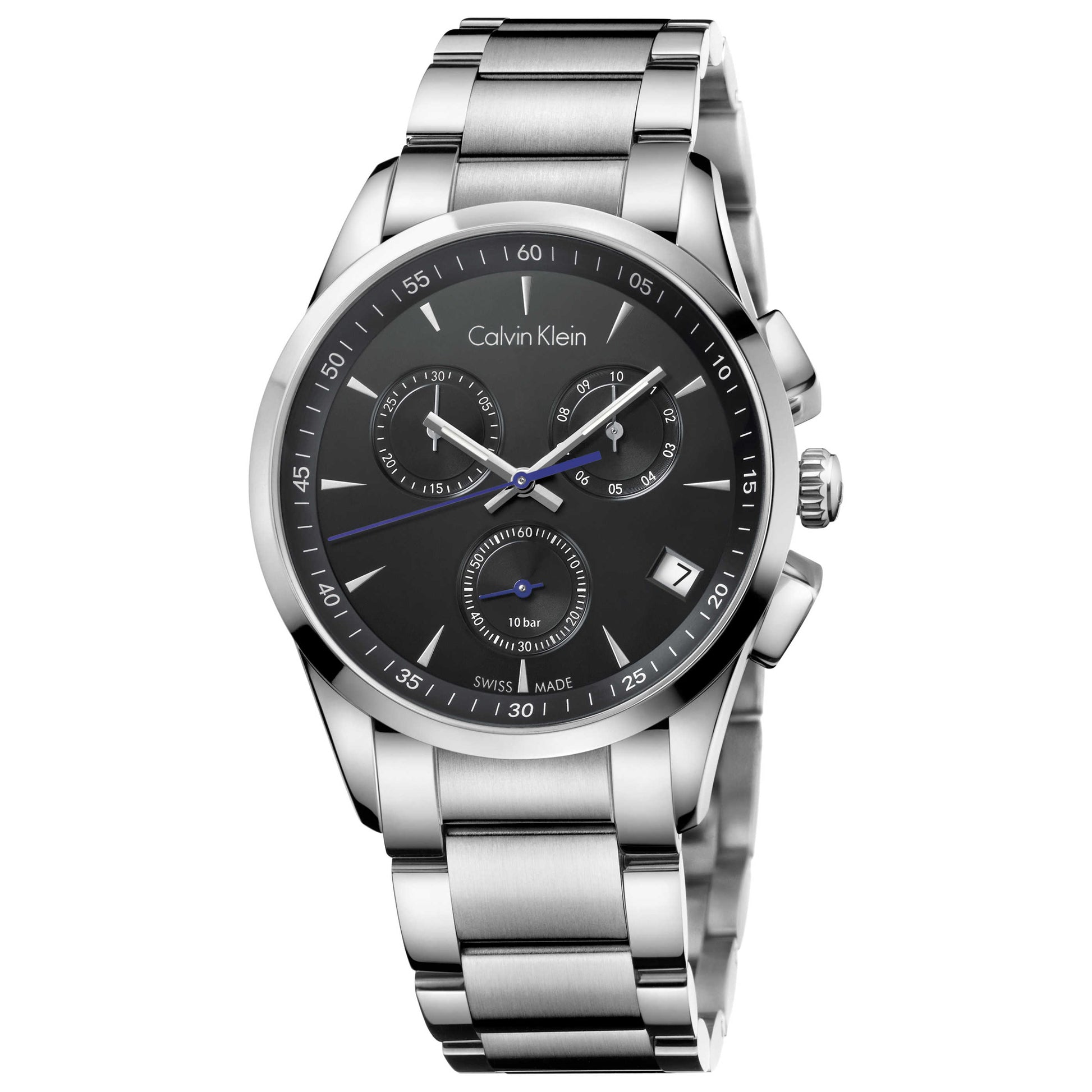 Front view of Calvin Klein Bold Men's Swiss Quartz (Battery-Powered) Watch K5A27141