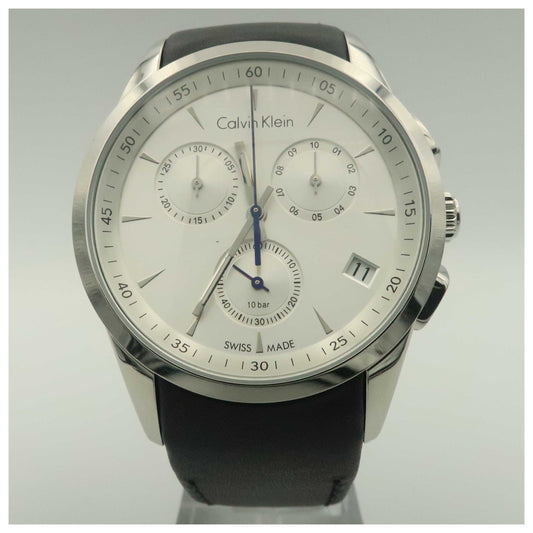 Front view of Calvin Klein Bold Men's Swiss Quartz (Battery-Powered) Watch K5A271C6-PO