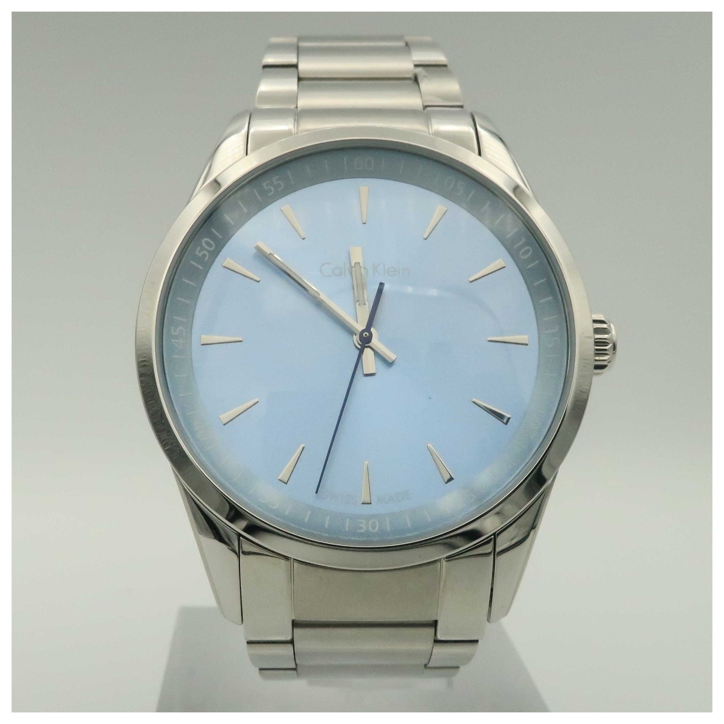 Front view of Calvin Klein Bold Men's Swiss Quartz (Battery-Powered) Watch K5A3114X-PO