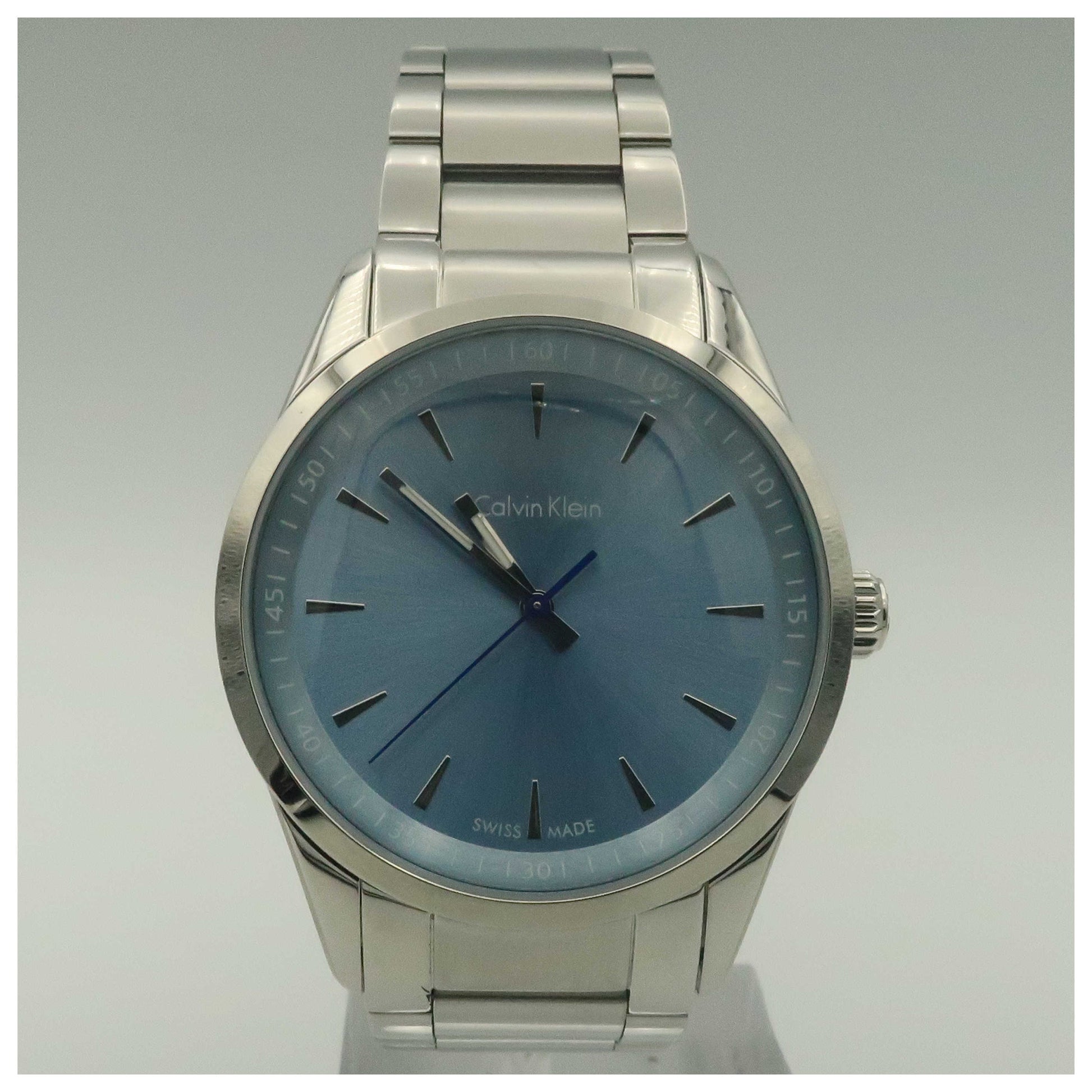 Front view of Calvin Klein Bold Men's Swiss Quartz (Battery-Powered) Watch K5A3114X-SD