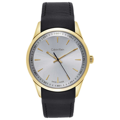 Front view of Calvin Klein Bold Men's Swiss Quartz (Battery-Powered) Watch K5A315C6