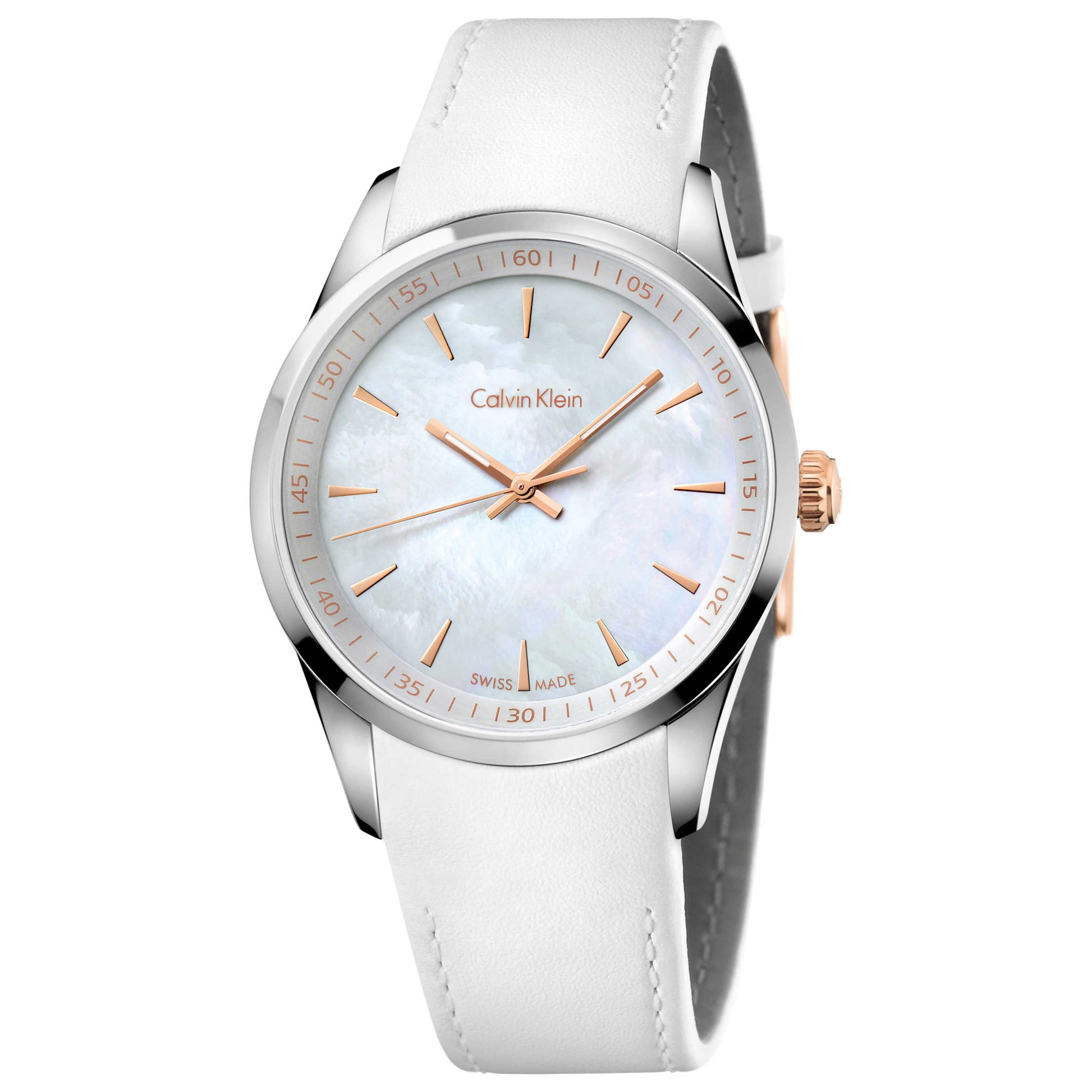 Front view of Calvin Klein Bold Men's Swiss Quartz (Battery-Powered) Watch K5A31BLG