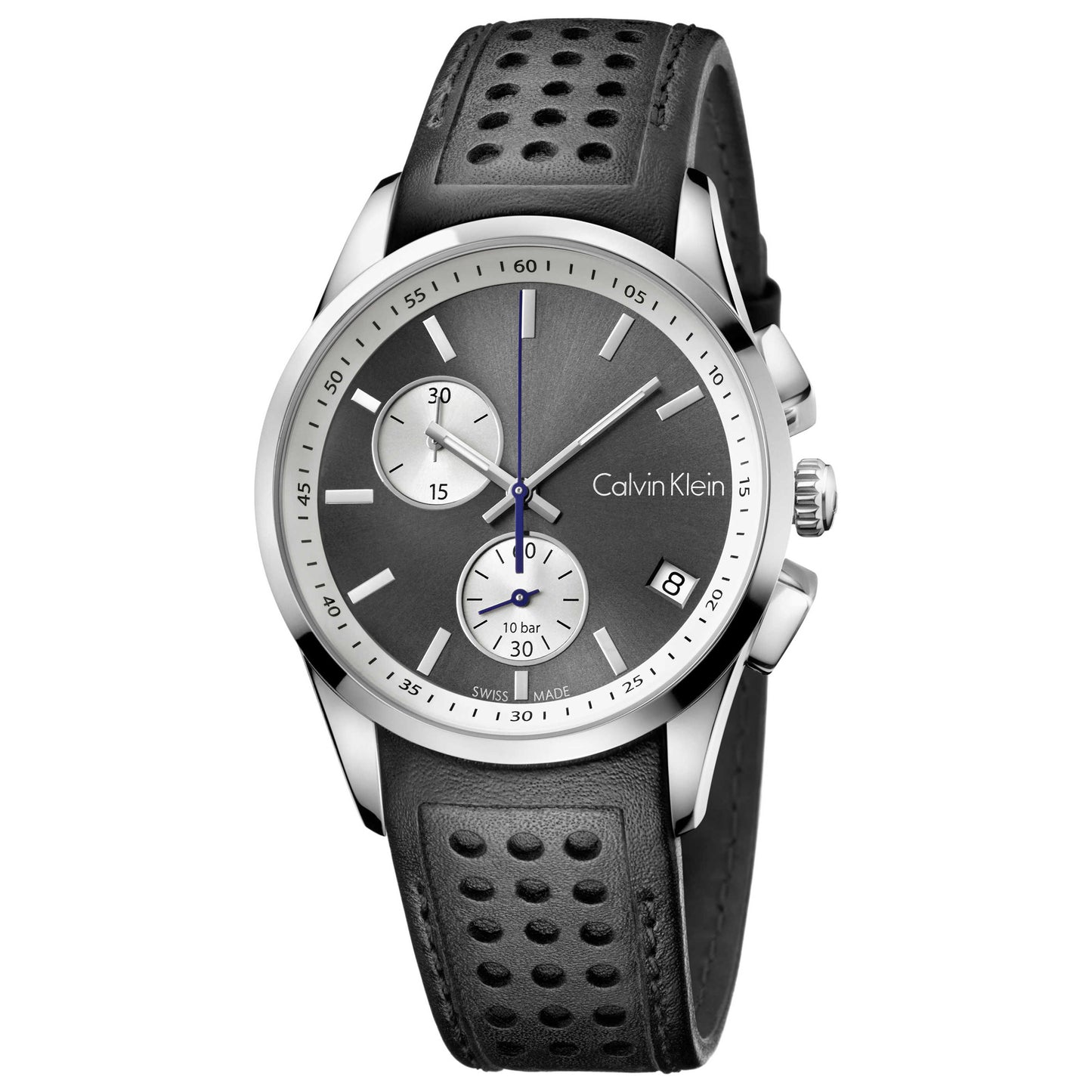 Front view of Calvin Klein Bold Men's Swiss Quartz (Battery-Powered) Watch K5A371C3
