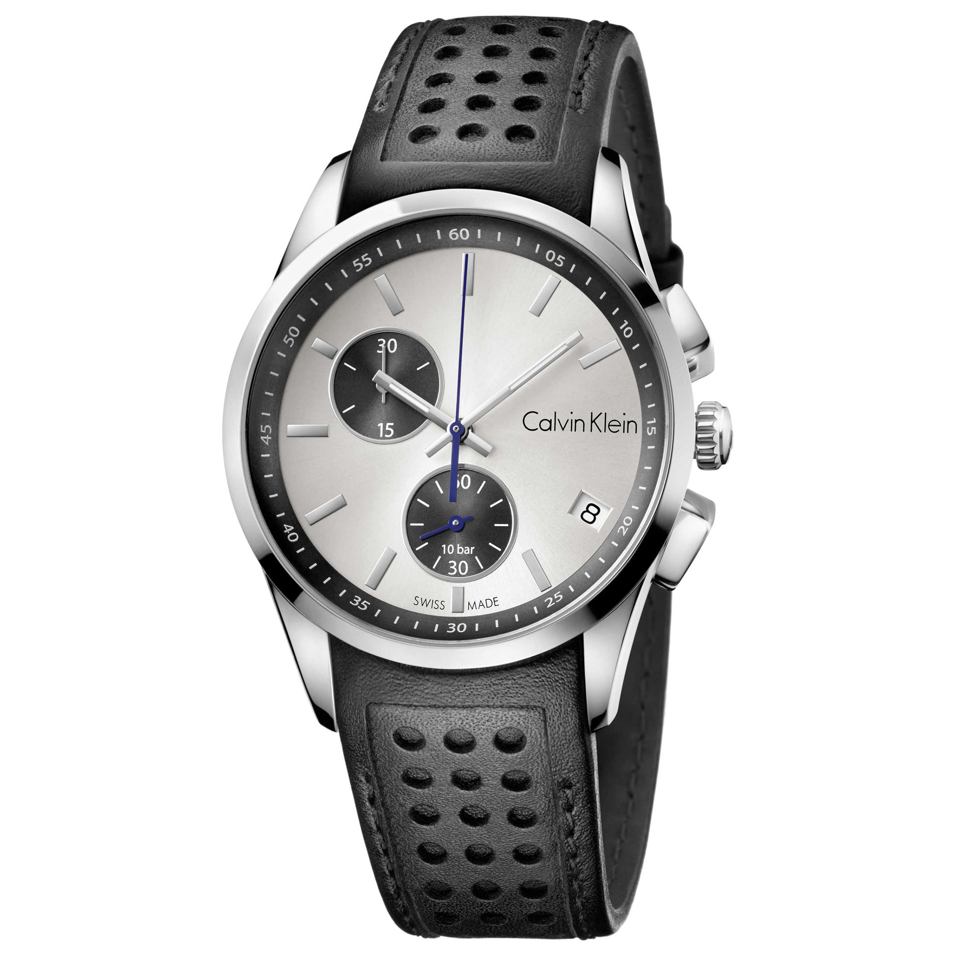 Front view of Calvin Klein Bold Men's Swiss Quartz (Battery-Powered) Watch K5A371C6