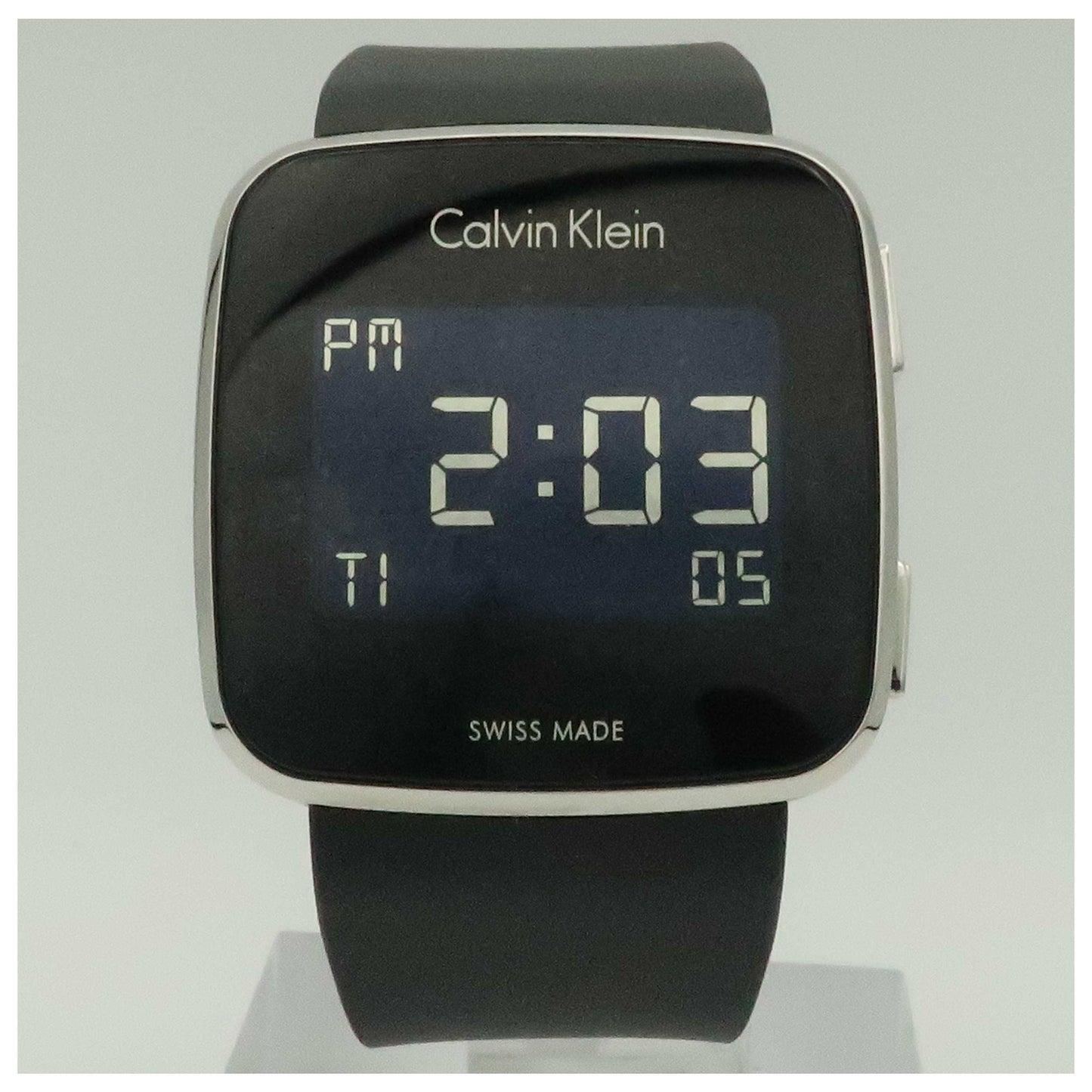 Front view of Calvin Klein Future Men's Swiss Quartz (Battery-Powered) Watch K5C21TD1-PO