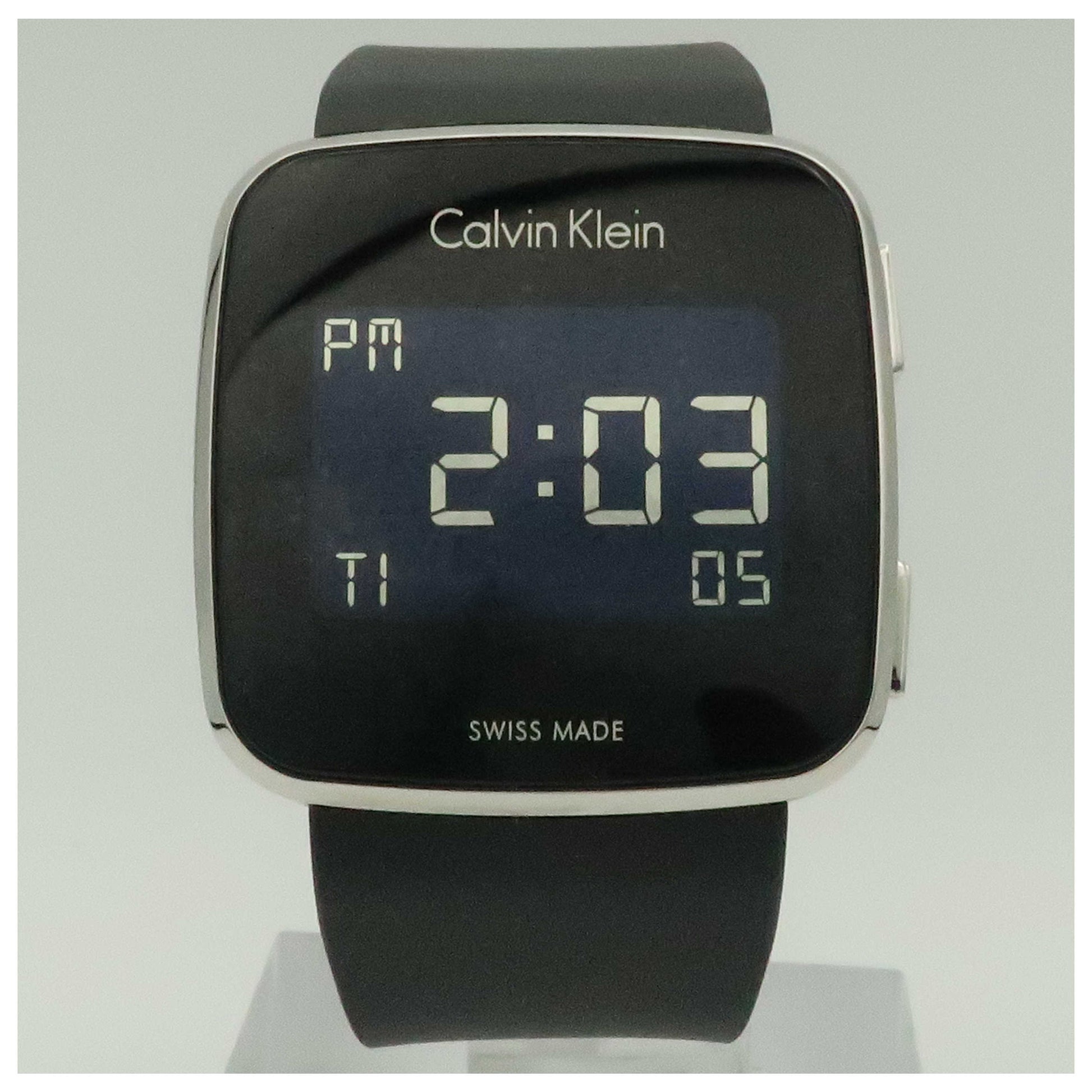 Front view of Calvin Klein Future Men's Swiss Quartz (Battery-Powered) Watch K5C21TD1-PO