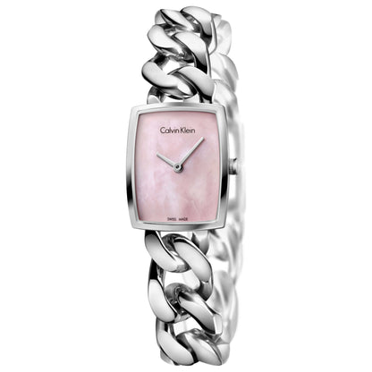 Front view of Calvin Klein Amaze Women's Swiss Quartz (Battery-Powered) Watch K5D2L12E
