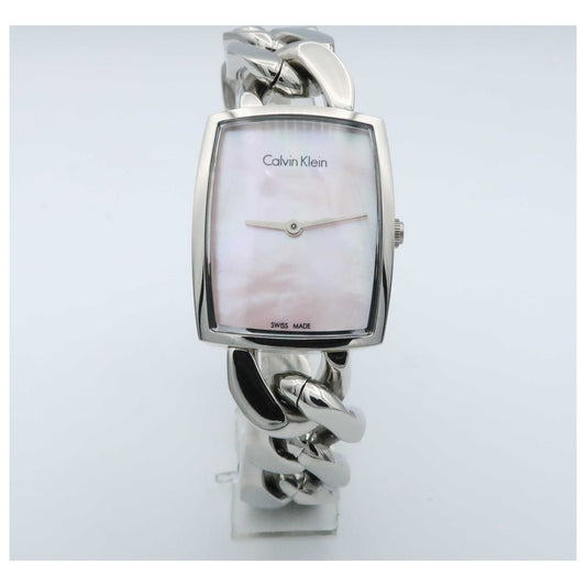 Front view of Calvin Klein Amaze Women's Swiss Quartz (Battery-Powered) Watch K5D2M12E-SDV