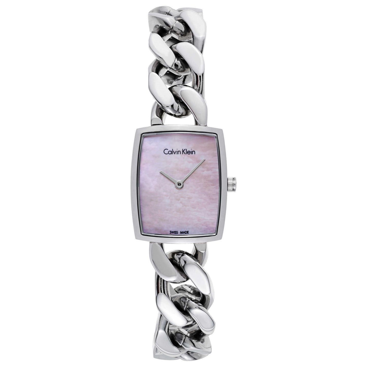 Front view of Calvin Klein Amaze Women's Swiss Quartz (Battery-Powered) Watch K5D2M12E