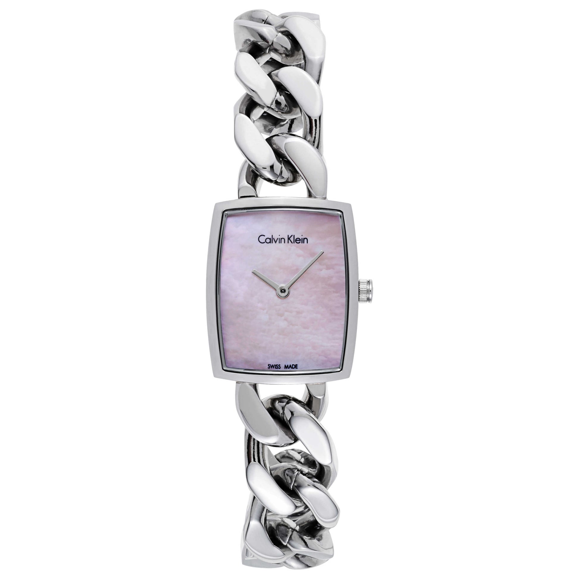 Front view of Calvin Klein Amaze Women's Swiss Quartz (Battery-Powered) Watch K5D2M12E