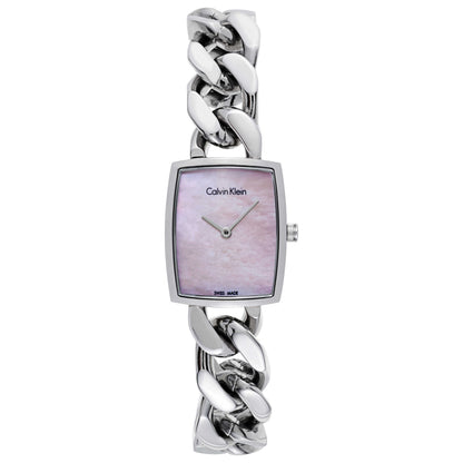 Front view of Calvin Klein Amaze Women's Swiss Quartz (Battery-Powered) Watch K5D2M12E