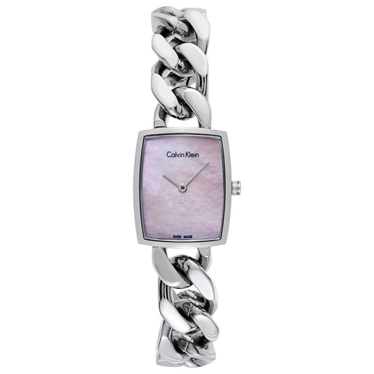 Front view of Calvin Klein Amaze Women's Swiss Quartz (Battery-Powered) Watch K5D2M12E